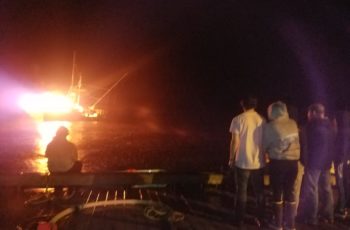 Classic wooden troller lost to fire in Pelican, Alaska Marilee burns in Pelican