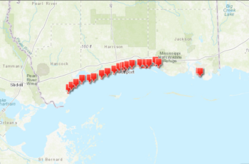 Toxic algae bloom closes 21 Mississippi beaches Mississippi beach closures