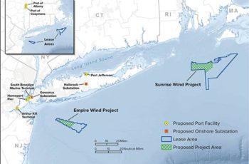 New York signs 1.7 gigawatt deal for offshore wind energy New York State awarded contracts to Equinor and Ørsted to provide 1.7 gigawatts of offshore wind energy by 2024. NYSERDA image