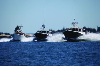 Stonington lobster boat racing draws fleet of 109 Sailor's Way (right) wins the 2019 John's Bay Boat Co. Race at Stonington, Me. Jon Johansen photo
