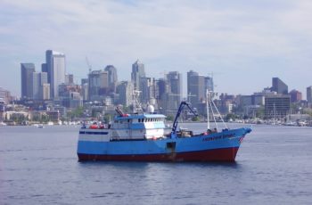 Massive Alaska cod merger is all lined up The Clipper Seafoods vessel Frontier Spirit. A pending merger of Clipper and Blue North Fisheries will give the combined fleet control over more than a third of the Alaska freezer longline cod quota. Clipper Seafoods photo.