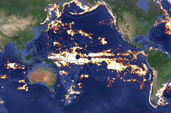 Big Brother is watching at Global Fishing Watch Global Fishing Watch tracks fishing operations worldwide using AIS technology. Global Fishing Watch image.