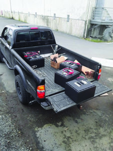 Working through the Electric Car Company in New York, Grutter had his 1200-pound battery bank—10, 144-volt batteries—custom made in China for around $22,000. Fabian Grutter photo.